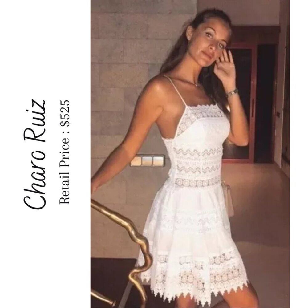 NWT Charo Ruiz Ibiza White Dress Size XS
